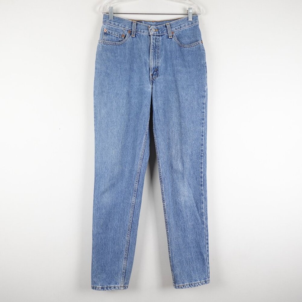 Vintage Levi's 512 Slim Fit Mom Jeans Women's 30x31 High Waist Made in Canada